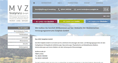 Desktop Screenshot of mvz-suedpfalz.de